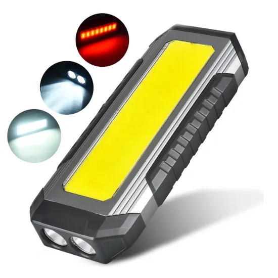 1000 Lumen COB LED Rechargeable Car Repair Work Light with Warning Light and Magnet