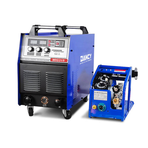 Power MIG MAG STICK welding machine 315A heavy duty 4-roll wire feed system designed with simplicity and reliability