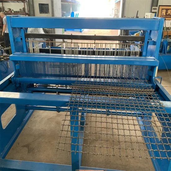 Crimped Wire Mesh Weaving Machine Production Line for Vibrating Screens