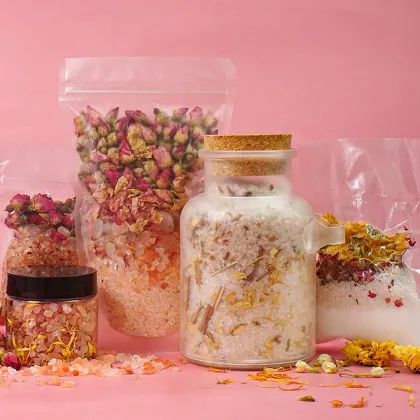 Bath Salts Private Label Luxury Crystal Soak Salt Bag Packaging