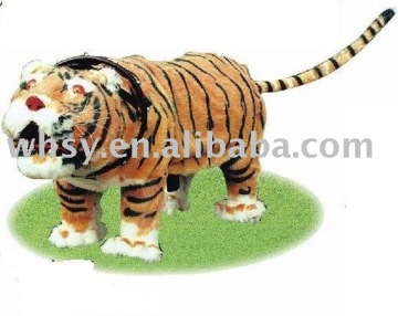 Amusement park rides bionic animals tiger ride NO.SYLH