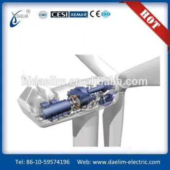 2015 Top value Daelim 50kw wind powered generator price