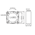 20x06 lamp cooling DC FAN A6