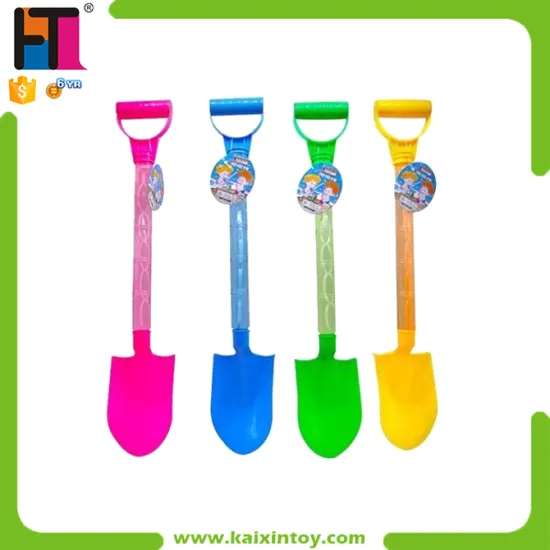 Plastic Beach Shovel Colorful Bubble Stick
