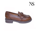 Mocassins marrons sofisticados para mulheres