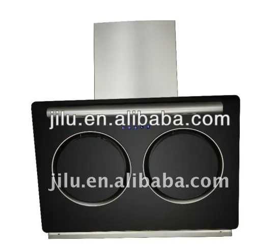 900mm Black Chimney Cooker Hood