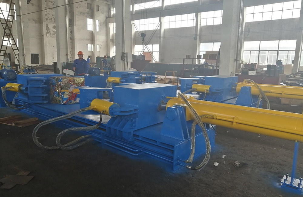 Hydraulic Automatic Waste Metal Car Shell Bale Squeezer