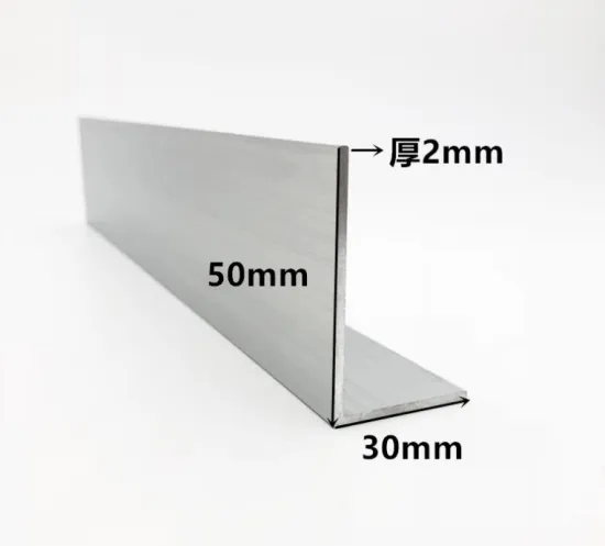 6061 6063 Aluminum Alloy Unequal Side L Type 90 Degree Triangle Aluminum Strip