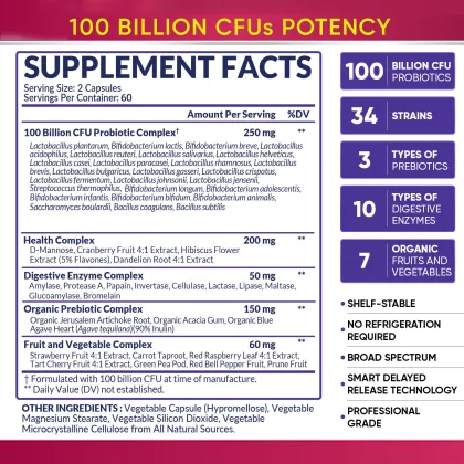 Probiotics supplement Support disgestive health fumction