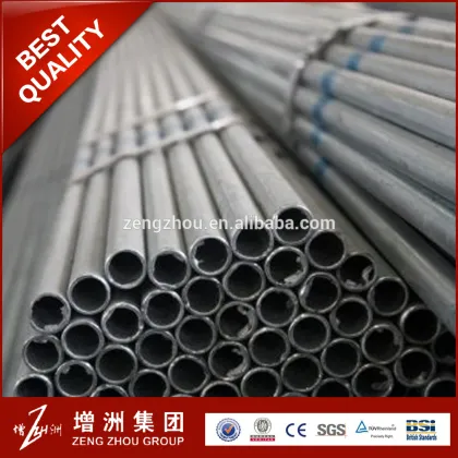 Tianjin brand youfa carbon steel tube / youfa hot dip galvanized steel pipe with socket