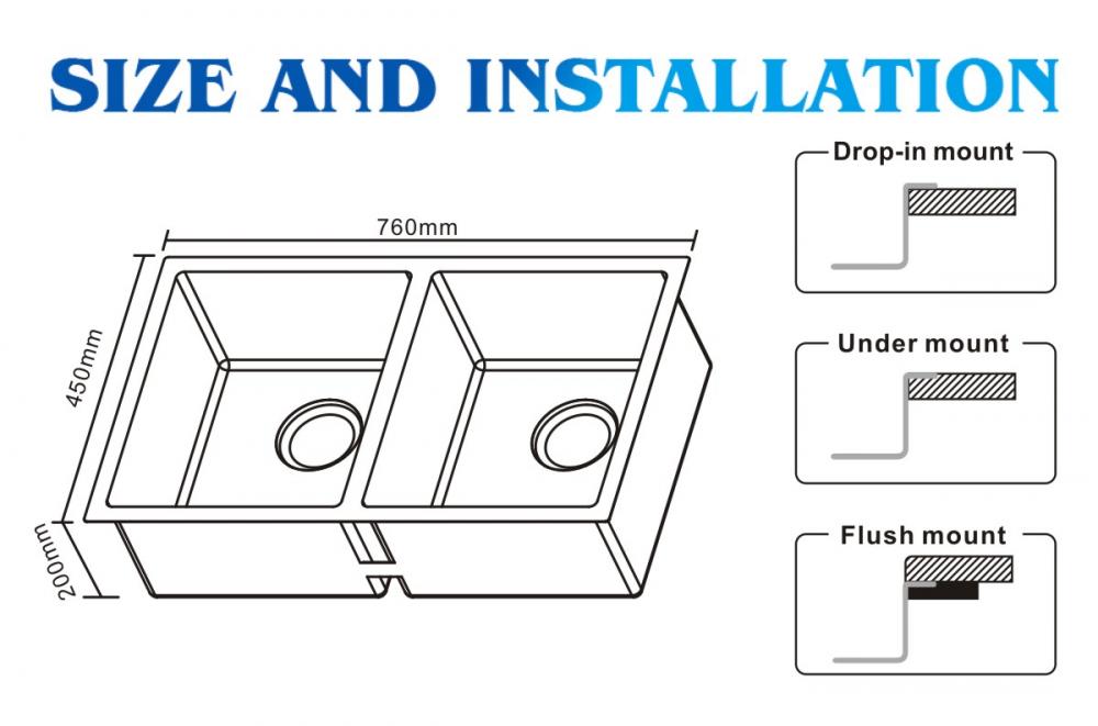 760mm Sink