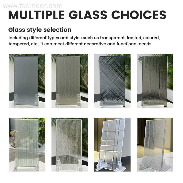 Aluminum Single Panel Casement Door