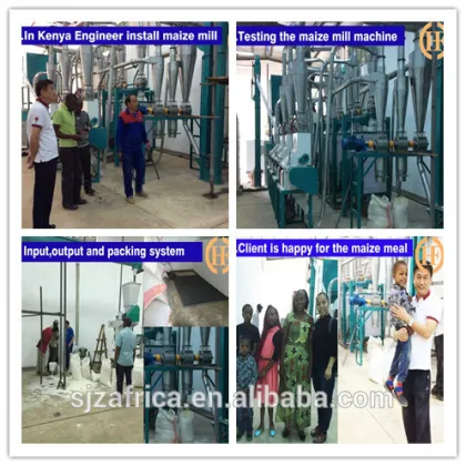 Latin America maize grits maize meal maize flour making machine