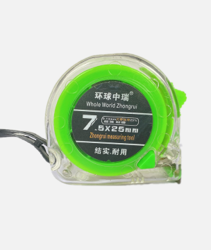 Promotional triangle button steel tape measure