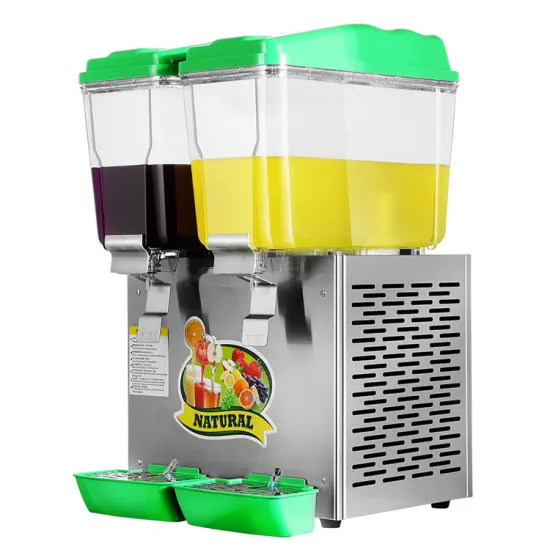 2-cylinder single cooling mixing type beverage  machine juice dispenser machine Commercial 3 tank warm&cool blending machine