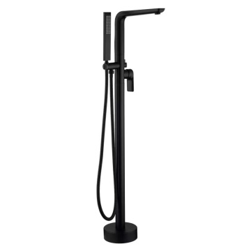 New Style Black Freestanding Bathtub Faucet Ṣeto