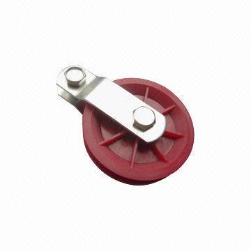Pulley, 3-1/2-inch Red Fiberglass Composite