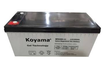 Bateri Gel Solar 12V 200AH yang boleh dipercayai
