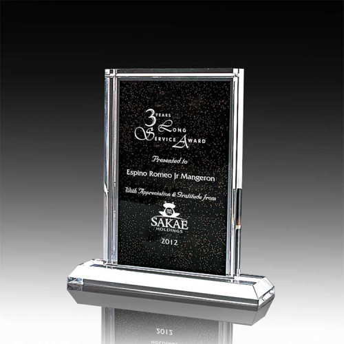 Custom corporate service awards trophies for sports