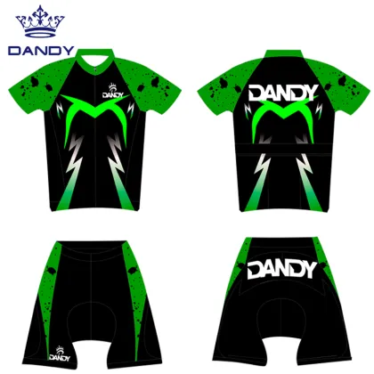 Customized cycling jersey with soft cushion