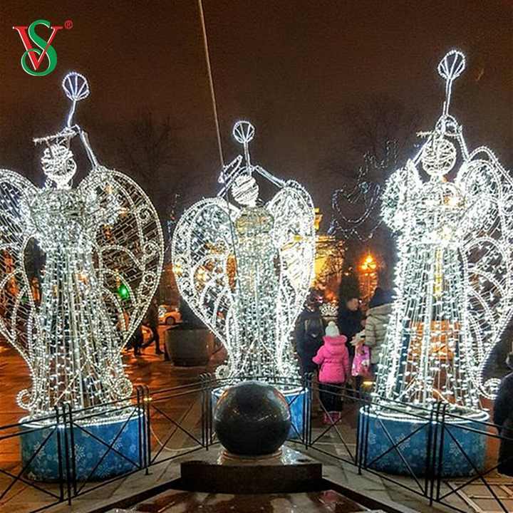Motif 3D LED Angel Lights