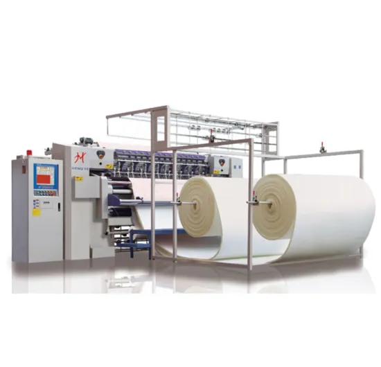 Computerized multi-needle quilting machine for mattress