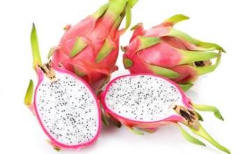 Fruta roja y blanca de Pitaya