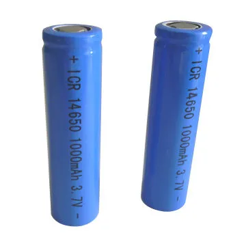 Cylindrical Lithium-ion Rechargeable Batteries, 3.7V, 1,000mAh Capacity for Cellphones