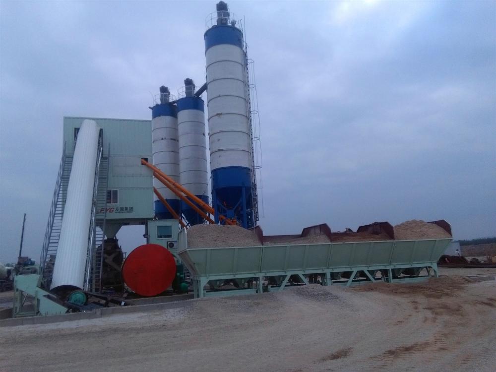 Fangyuan Brand HZS180 Planta de lotes de concreto mixta mixta