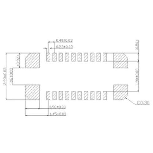 0.8mm Male H0.62 Board to Board Connector
