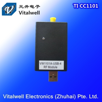 VW1101A ต่อต้านการแทรกแซงสูง 900M CC1101 USB RF 433MHz โมดูล