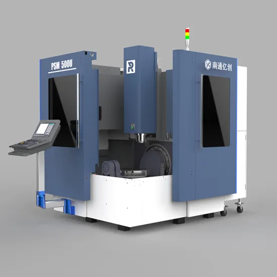 Five-axis vertical machining center