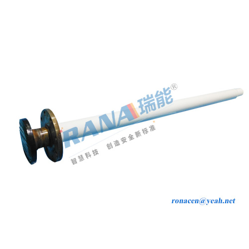 Насадка з абалонкай з PTFE з фіксаваным фланцам