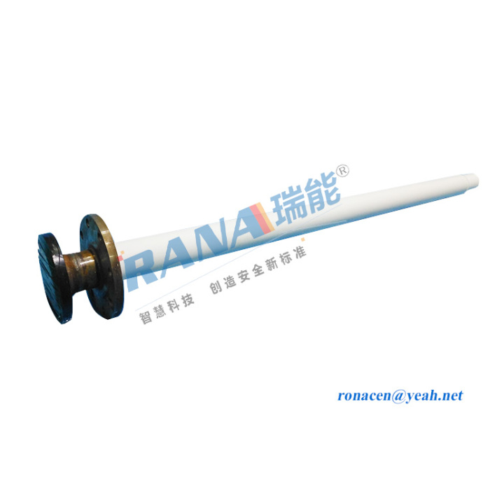 Насадка з абалонкай з PTFE з фіксаваным фланцам