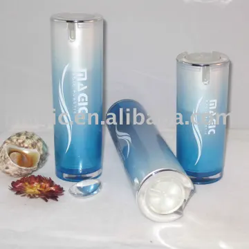 Empty Round vacuum bottles cosmetic serum bottles cosmetic airless bottle