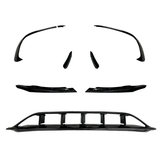 Mercedes Benz A Class W176 2016-2018 Front Bumper Part with Spoiler Lips: Automotive Accessories for Customization and Styling