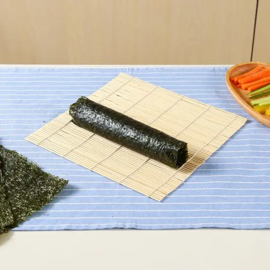 Sushi Japanese Rolling Mat Cake Rice Rolling Maker Washable Reusable Pad Kit For Preparing Bamboo Household Sushi Rolls Tools