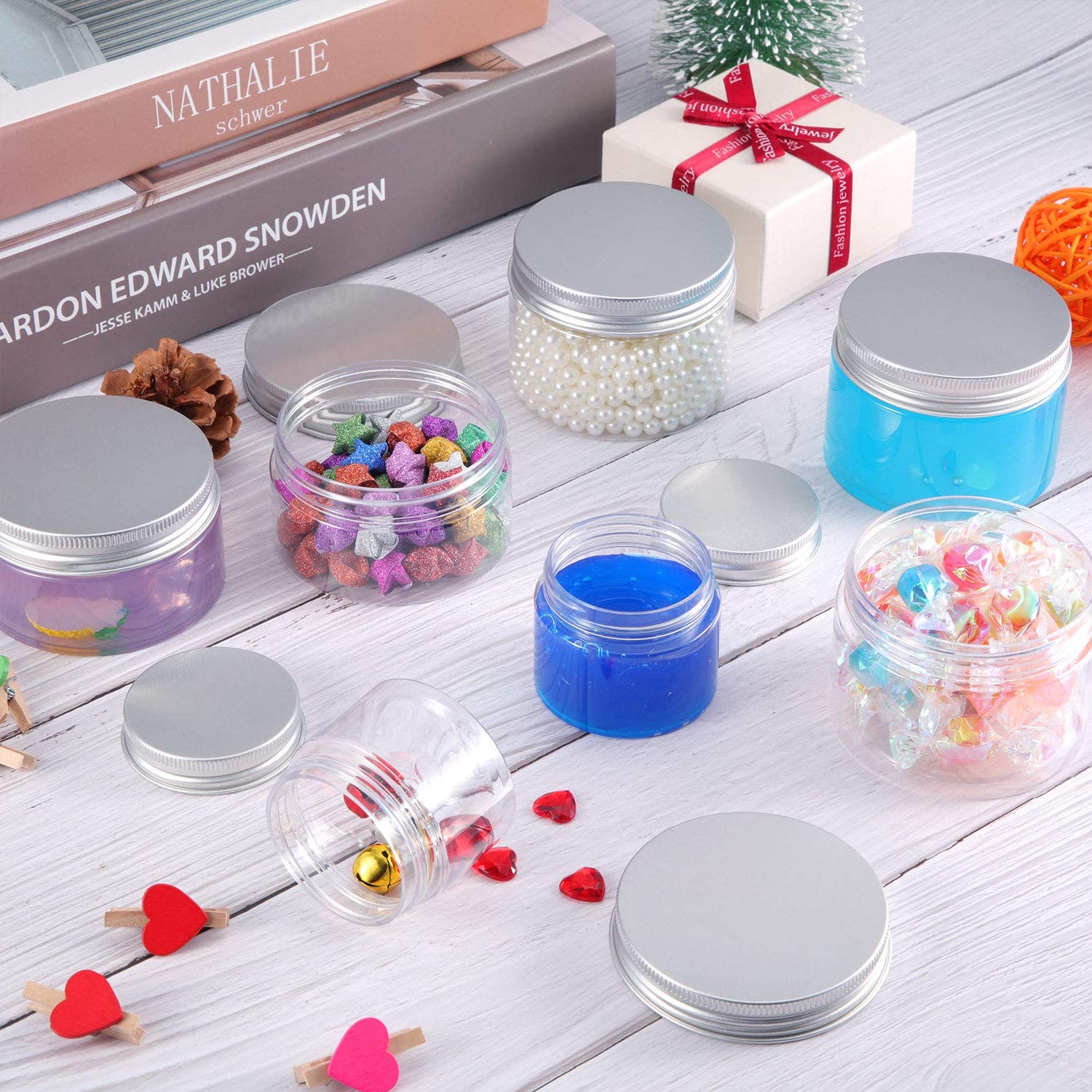 food grade packaging pet plastic jar with lids