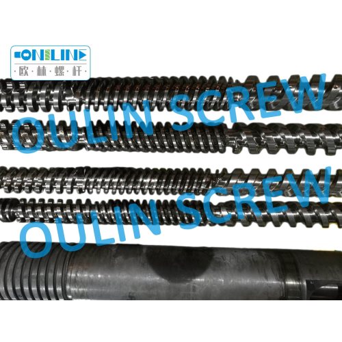 Theysohn 88-26 Bimetallic Twin Parallel Screw and Barrel for PVC Pipe