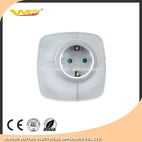 Tricolor night light with socket