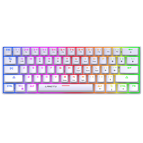 3 Mode Wireless 60 Percent Mechanical Gaming Keyboard