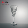 ATO Vintage Barware Bleifreie Kristall -Champagnergläser