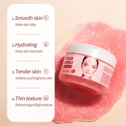 Peach Moisturizing Skin rejuvenation mud facial mask