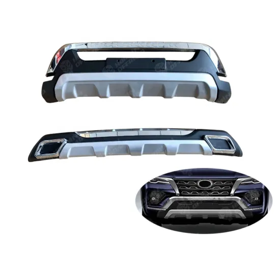 Front and Rear Bumper Guard Protector Kit for Fortuner 2021+