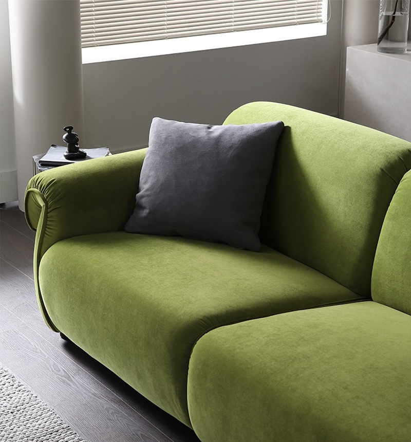 Modern Green Fabric Sofa