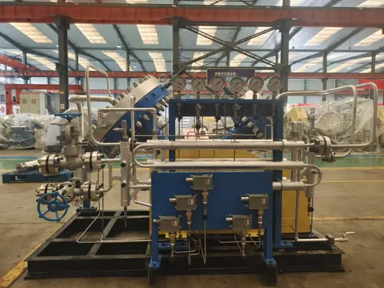 High pressure oil-free gas compressor