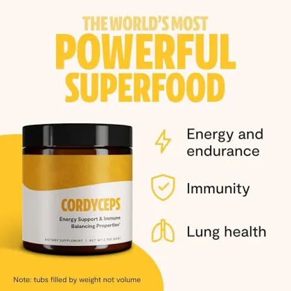 OEM Package Health Supplement Cordyceps Mushrooms Powder for Immunity Lung Health Cordyceps Extract