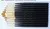 black handle golden synthetic hair artist paint brush