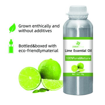 100% Pure Natural High Quality Lime Essential Oil Wholesale Bluk For Global Purchasers The Best Price For Aromatherapy Food