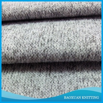 China supplier factory price 50%polyester 50%cationic cationic fleece fabric for sweater